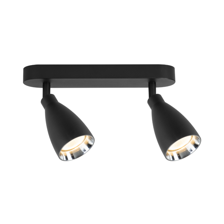 Campana 2 spot czarny 2xGU10 - 11431