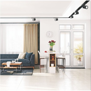 Reflektor do szynoprzewodów Magnetic Sun czarny LED 3000K