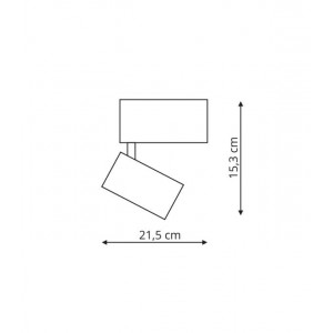 Reflektor do szynoprzewodów Magnetic Sun czarny LED 3000K