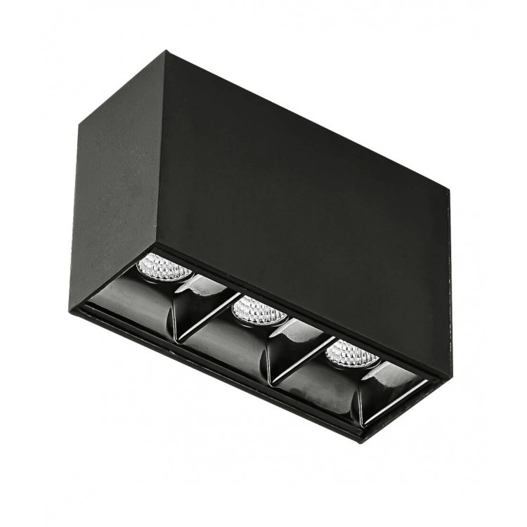 Reflektor do szynoprzewodów Magnetic Star czarny LED 3000K - 1667