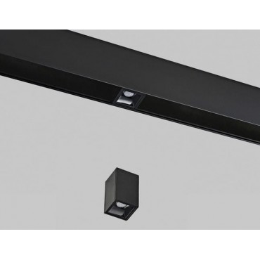 Reflektor do szynoprzewodów Magnetic Star czarny LED 3000K