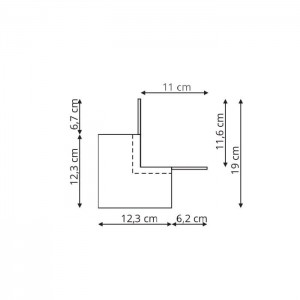 Magnetic łącznik zewnętrzny czarny