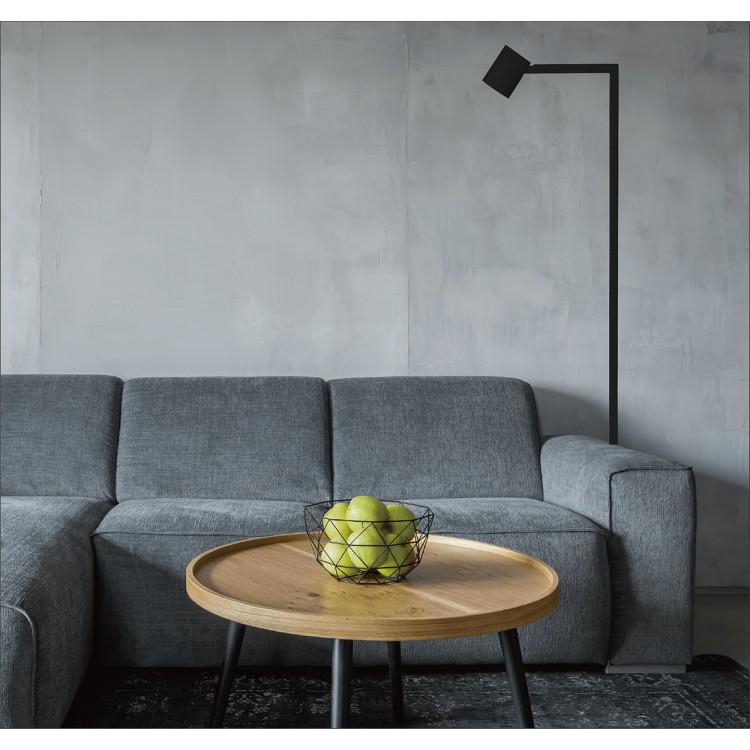 Lampa podłogowa Snow czarna 1xGU10 - 2370