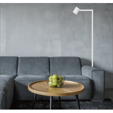 Lampa podłogowa Snow biała 1xGU10