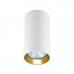 Tuba natynkowa Manacor 13 cm oczko biało - złote 1xGU10