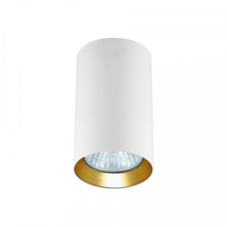 Tuba natynkowa Manacor 9 cm biało - złote 1xGU10 - 2744