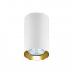 Tuba natynkowa Manacor 9 cm biało - złote 1xGU10