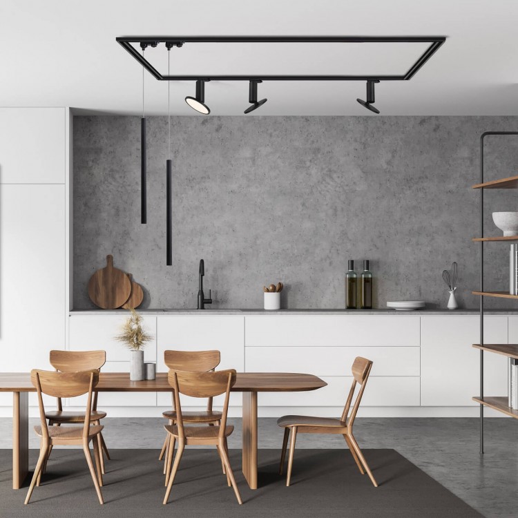 Szynoprzewód 3F 2m czarny - 2784