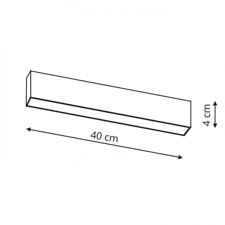 Reflektor do szynoprzewodów Magnetic Moon czarny LED 4000K - 2880