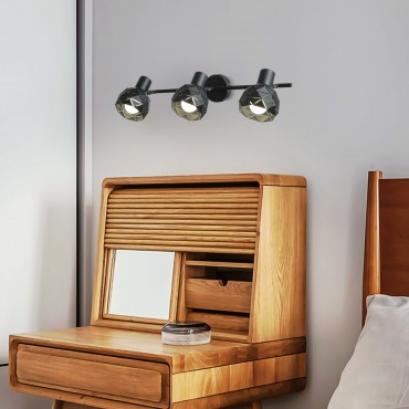 Spot Reus czarny 3xE14