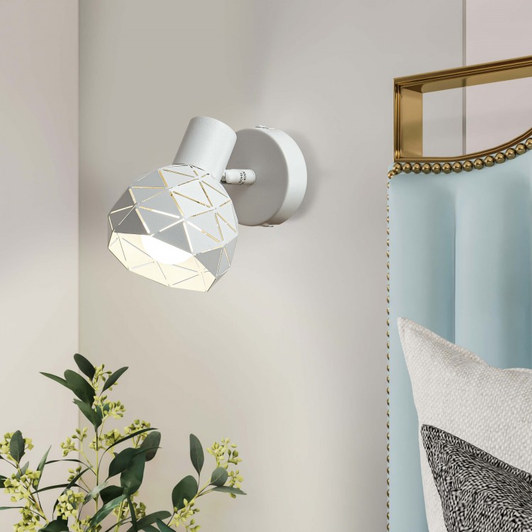 Reflektor Reus biały 1xE14 - 3056