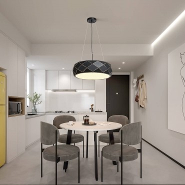 Lampa wisząca Reus czarna 3xE27