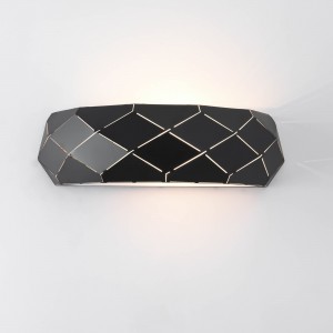 Kinkiet Reus czarny 1xE27