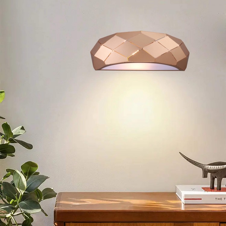 Kinkiet Reus różowe złoto 1xE27 - 3106