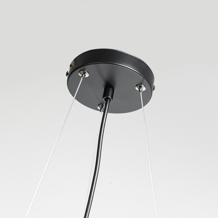 Lampa wisząca Reus czarna 3xE27 - 3125