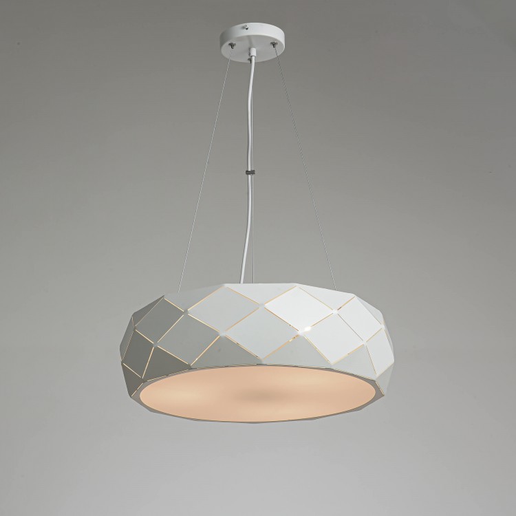 Lampa wisząca Reus biała 3xE27 - 3133