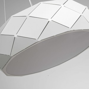 Lampa wisząca Reus biała 3xE27