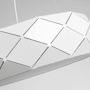 Lampa wisząca Reus biała 3xE27