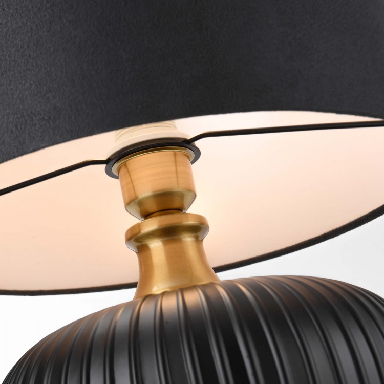 Lampa stołowa Tamiza 48 cm czarna 1xE27 - 3158