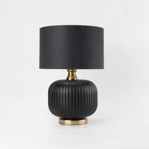 Lampa stołowa Tamiza 48 cm czarna 1xE27