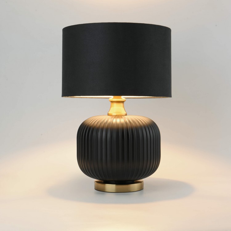 Lampa stołowa Tamiza 48 cm czarna 1xE27 - 3163
