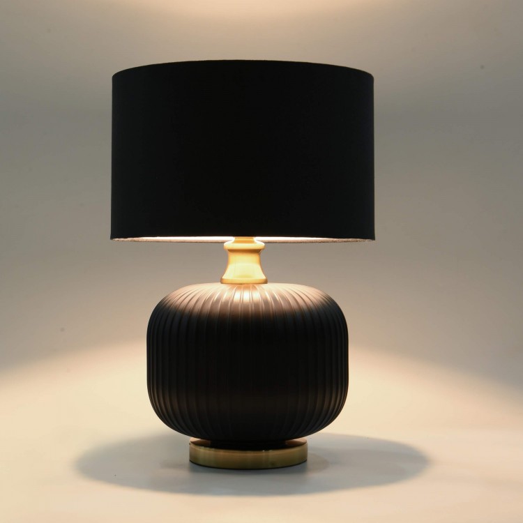 Lampa stołowa Tamiza 48 cm czarna 1xE27 - 3164