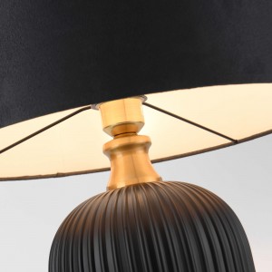 Lampa stołowa Tamiza 65 cm czarna 1xE27