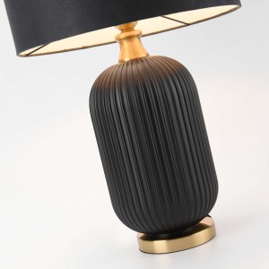 Lampa stołowa Tamiza 65 cm czarna 1xE27