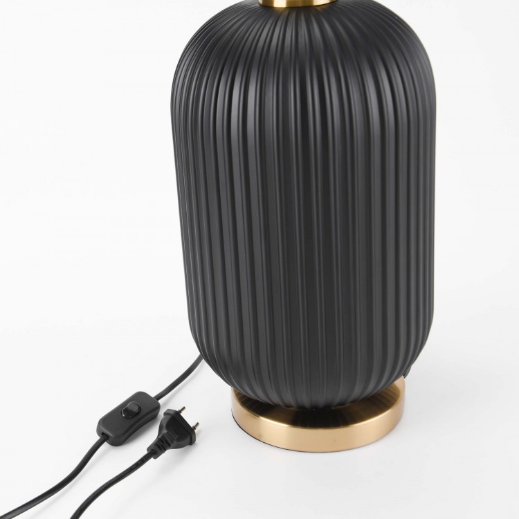 Lampa stołowa Tamiza 65 cm czarna 1xE27 - 3170