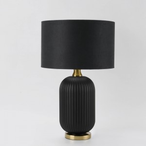 Lampa stołowa Tamiza 65 cm czarna 1xE27