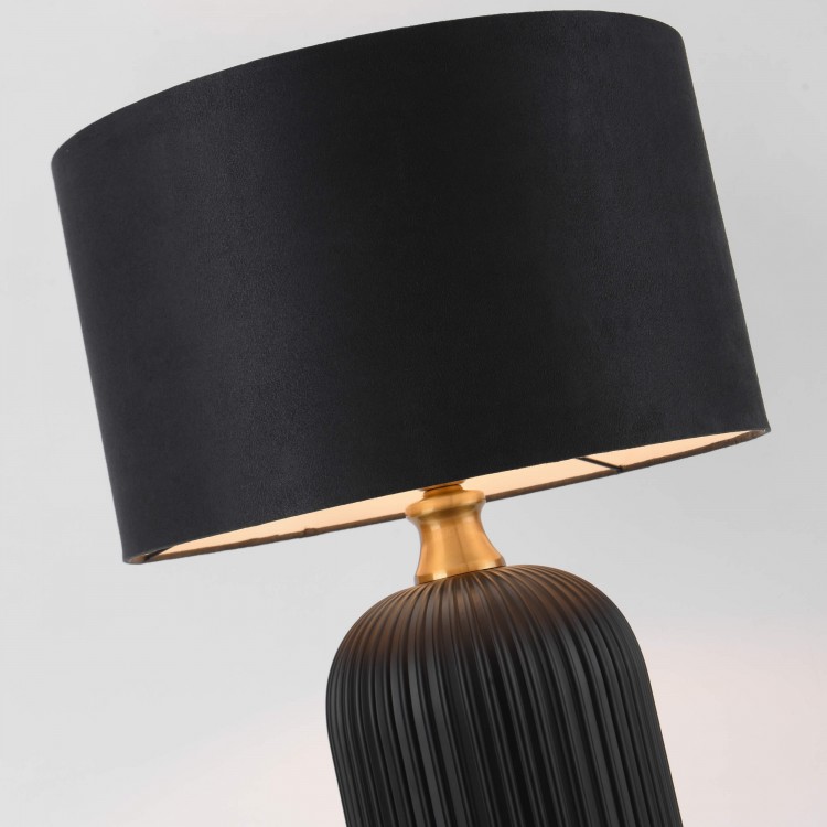 Lampa stołowa Tamiza 65 cm czarna 1xE27 - 3174