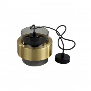 Lampa wisząca Miele dymna 1xE27