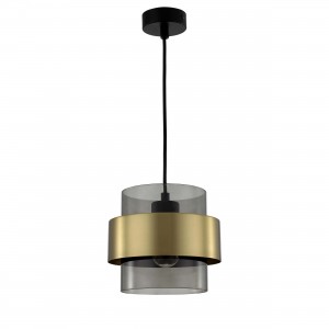 Lampa wisząca Miele dymna 1xE27