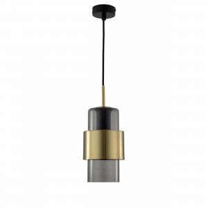 Lampa wisząca Miele dymna 1xE27