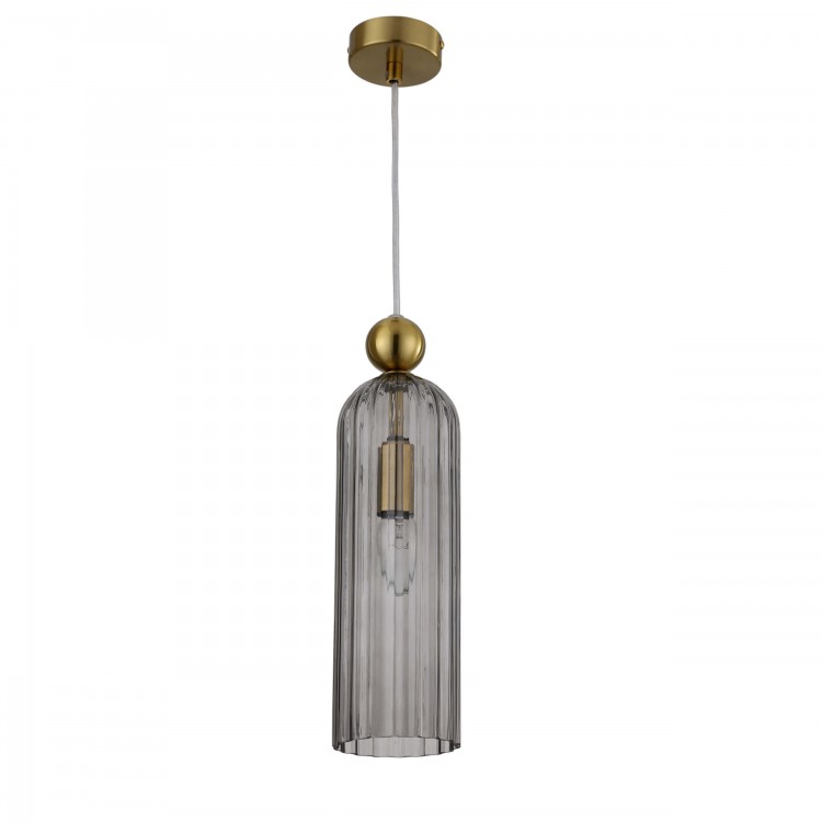 Lampa wisząca Piega 1 smoked 1xE14 - 3206