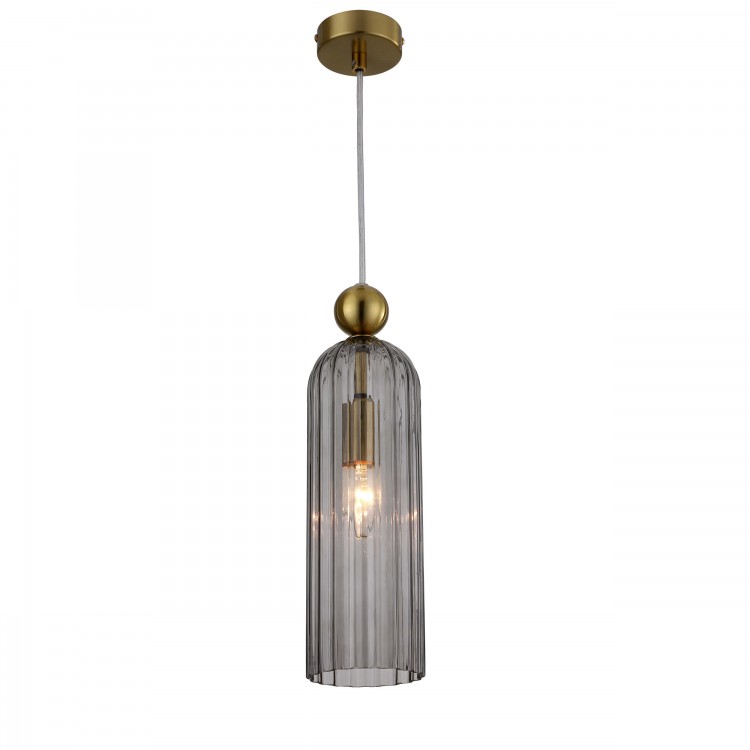 Lampa wisząca Piega 1 smoked 1xE14 - 3207