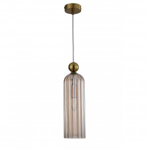 Lampa wisząca Piega 1 amber 1xE14