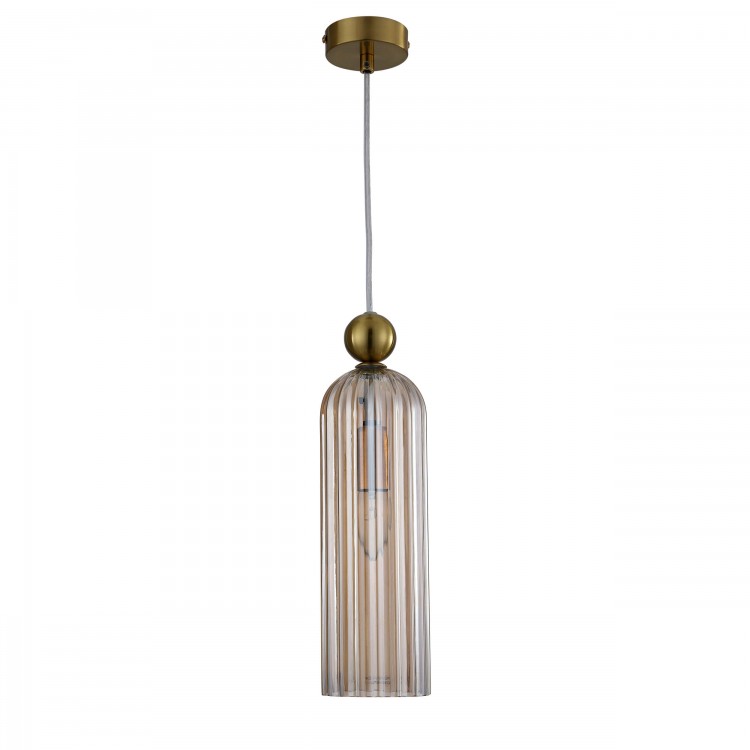 Lampa wisząca Piega 1 amber 1xE14 - 3210