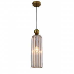 Lampa wisząca Piega 1 amber 1xE14