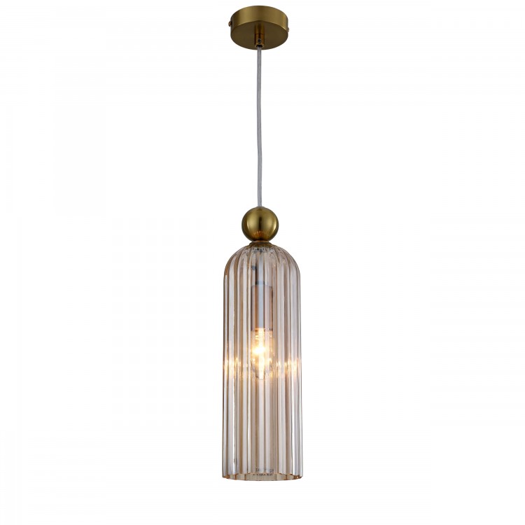 Lampa wisząca Piega 1 amber 1xE14 - 3211