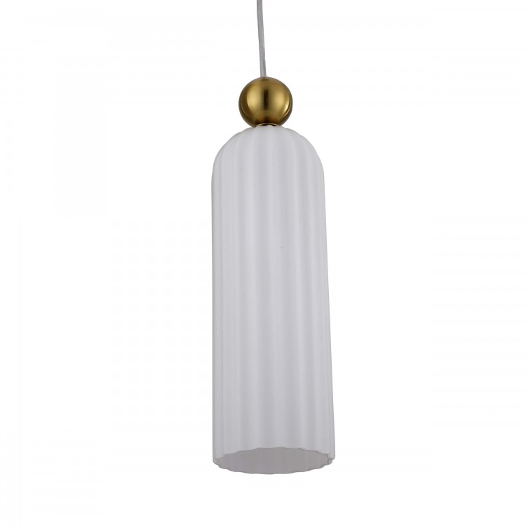 Lampa wisząca Piega 1 biała 1xE14 - 3223