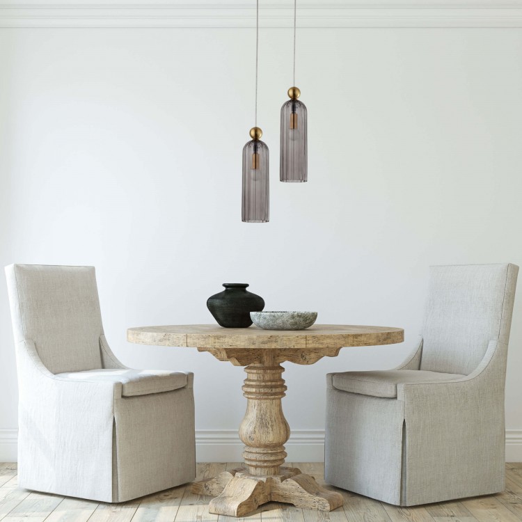 Lampa wisząca Piega 1 smoked 1xE14 - 3226