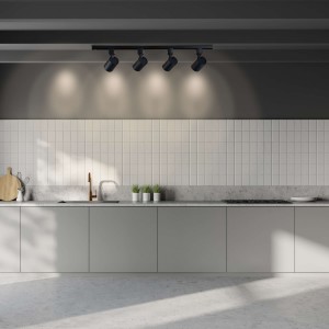 Zestaw oświetlenia szynowego Snow SET 1F czarny 4xGU10