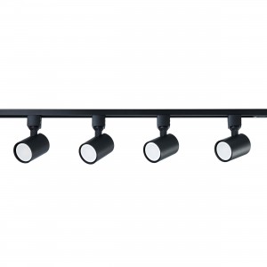 Zestaw oświetlenia szynowego Snow SET 1F czarny 4xGU10