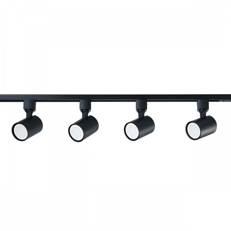 Zestaw oświetlenia szynowego Snow SET 1F czarny 4xGU10 - 3237