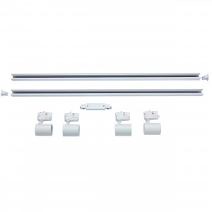 Zestaw oświetlenia szynowego Snow SET 3F biały 4xGU10