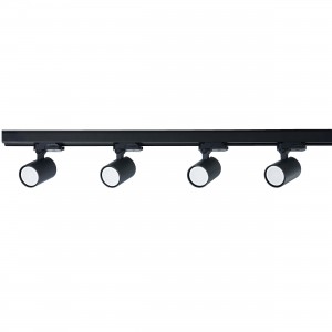 Zestaw oświetlenia szynowego Snow SET 3F czarny 4xGU10