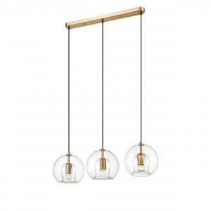 Lampa wisząca Arette złota 3xE27