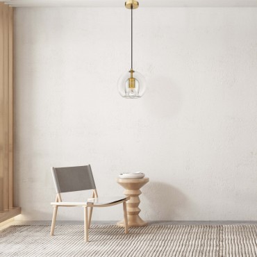 Lampa wisząca Arette złota 1xE27