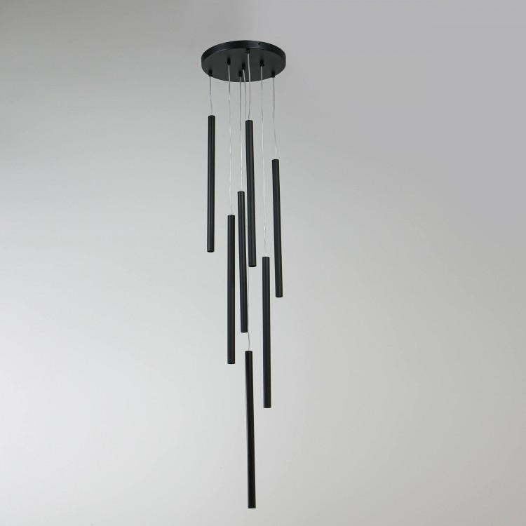 Lampa wisząca Lungo 7 czarna 7xG9 - 3311